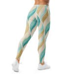 wave pattern leggings