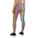 Colorful Aztec Leggings Vibrant Tribal Yoga Pants