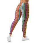 Colorful Aztec Leggings Vibrant Tribal Yoga Pants