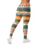 Bohemian Tribal Leggings Vibrant Ethnic Yoga Pants
