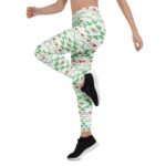 Green Tribal Leggings Aztec Geometric Yoga Pants