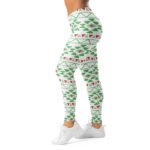 Green Tribal Leggings Aztec Geometric Yoga Pants