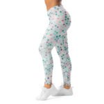 Pastel Polka Dot Leggings Women’s Soft Yoga Pants