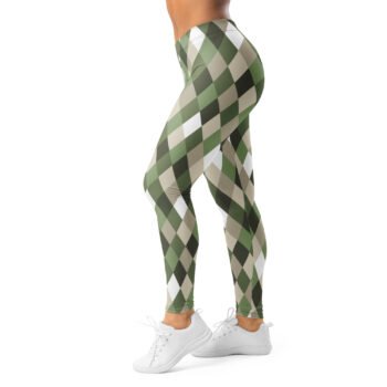Military Argyle Leggings Camo Diamond Yoga Pants