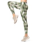 Military Argyle Leggings Camo Diamond Yoga Pants