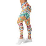 Colorful Tribal Leggings Vibrant Geometric Yoga Pants