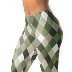 Military Argyle Leggings Camo Diamond Yoga Pants