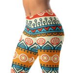 Bohemian Tribal Leggings Vibrant Ethnic Yoga Pants