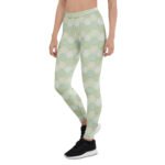 Green Honeycomb Leggings Geometric Hexagon Yoga Pants