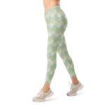Green Honeycomb Leggings Geometric Hexagon Yoga Pants