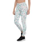Pastel Polka Dot Leggings Women’s Soft Yoga Pants
