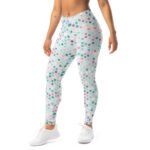 Pastel Polka Dot Leggings Women's Soft Yoga Pants