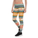 Bohemian Tribal Leggings Vibrant Ethnic Yoga Pants