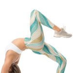 wave pattern leggings