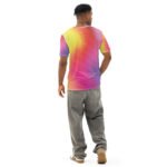 Galaxy Tie Dye T Shirt Vibrant Cosmic Crew Neck Tee