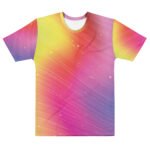 Galaxy Tie Dye T Shirt Vibrant Cosmic Crew Neck Tee