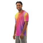Galaxy Tie Dye T Shirt Vibrant Cosmic Crew Neck Tee