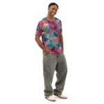 Geometric Cube T Shirt 3d Jewel Tone All Over Print Tee