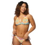 Bohemian Tribal Bikini Colorful Ethnic Swimsuit