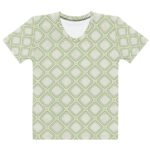 Mint Diamond Pattern T-shirt