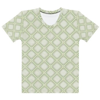 Mint Diamond Pattern T-shirt