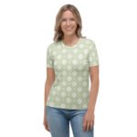 Mint Diamond Pattern T-shirt