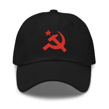 Hammer And Sickle Cap Embroidered Soviet Baseball Hat