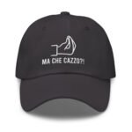 Ma Che Cazzo Cap Italian Gesture Embroidered Baseball Hat