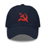 Hammer And Sickle Cap Embroidered Soviet Baseball Hat