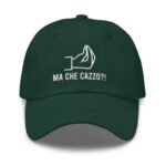 Ma Che Cazzo Cap Italian Gesture Embroidered Baseball Hat