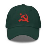 Hammer And Sickle Cap Embroidered Soviet Baseball Hat