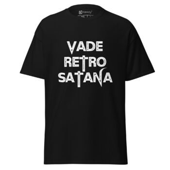 Vade Retro Satana T-shirt - Gothic Latin Phrase Tee