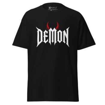 Demon T-shirt - Gothic Metal Devil Horns Black Tee