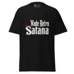 Vade Retro Satana T-shirt - Gothic Latin Phrase Black Tee