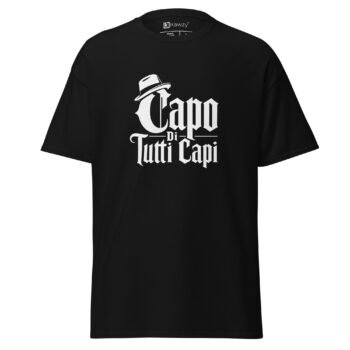 Capo Di Tutti Capi T-shirt - Italian Mafia Boss Black Tee
