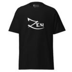 Zen T-shirt - Minimalist Black Tee with Modern Design