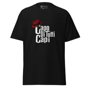 Capo Di Tutti Capi T-shirt - Red Hat Mafia Boss Tee
