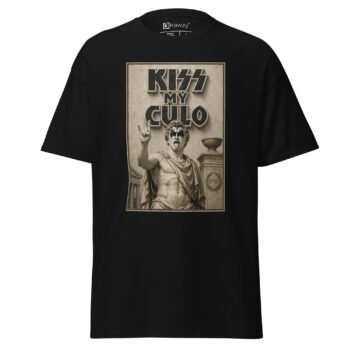 Kiss My Culo T-shirt - Funny Roman Statue Graphic Tee