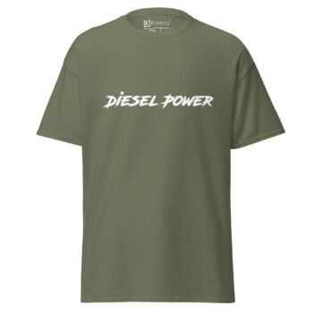 Diesel Power T-shirt - The Prodigy Song Olive Green Tee