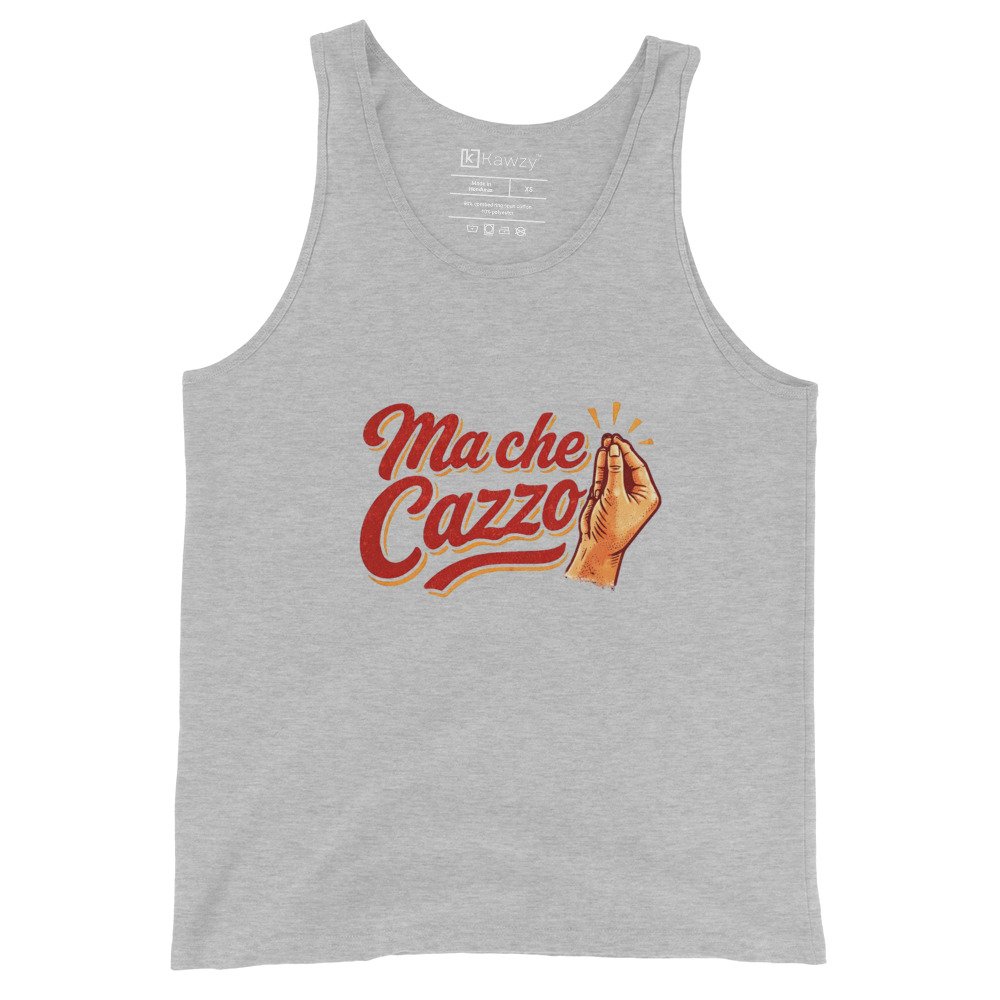 Ma Che Cazzo Tank Top Italian Gesture Vintage Tee Ma Che Cazzo Tank Top Italian Gesture Vintage Tee