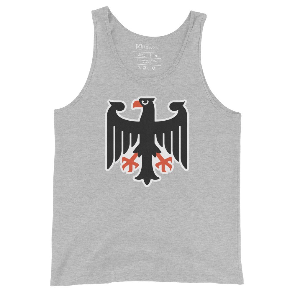 German Eagle Tank Top Bundesadler Emblem Black Tank German Eagle Tank Top Bundesadler Emblem Black Tank