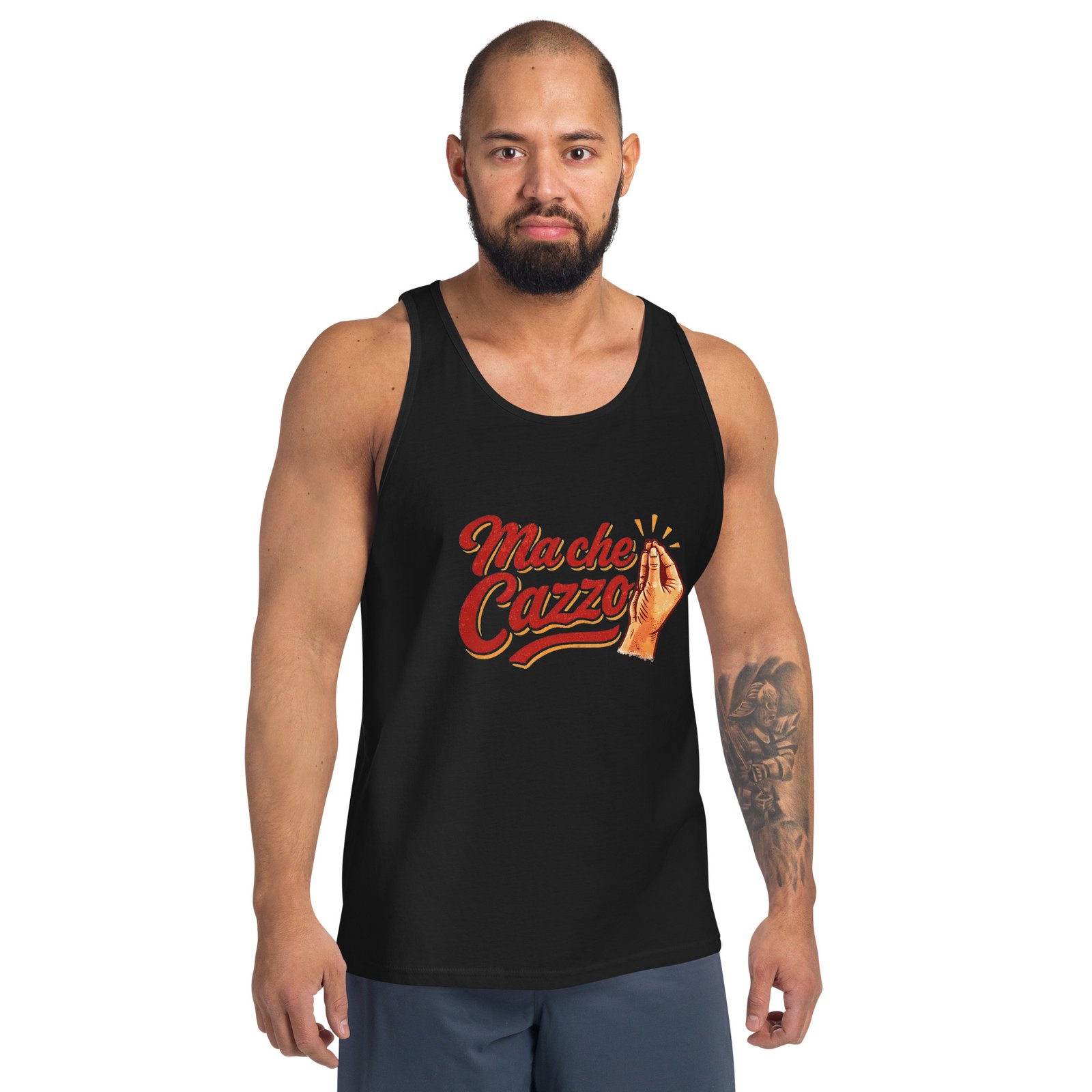 Ma Che Cazzo Tank Top Italian Gesture Vintage Tee Ma Che Cazzo Tank Top Italian Gesture Vintage Tee