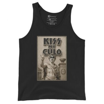 Kiss My Culo Tank Top Funny Roman Statue Vintage Tee