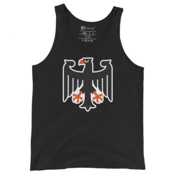 German Eagle Tank Top Bundesadler Emblem Black Tank
