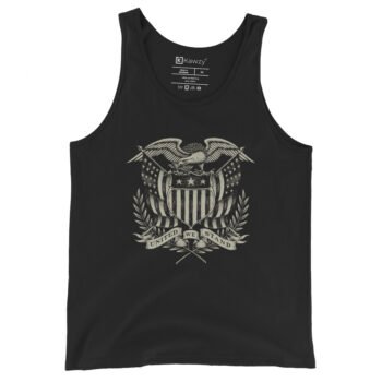 Us Great Seal Tank Top Vintage Patriotic Eagle Tee