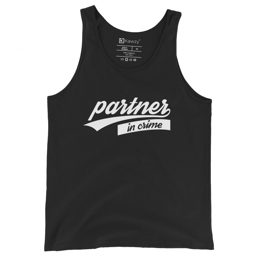 Partner In Crime Tank Top Best Friend Matching Tees Partner In Crime Tank Top Best Friend Matching Tees