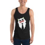 Cat Joker Tank Top Funny Cartoon Cat Villain Shirt