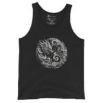 Circular Dragon Tank Top - Intricate Asian Mythical Tee 1 Circular Dragon Tank Top Intricate Asian Mythical Tee