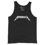Metallica America Tank Top Heavy Metal Patriotic Design