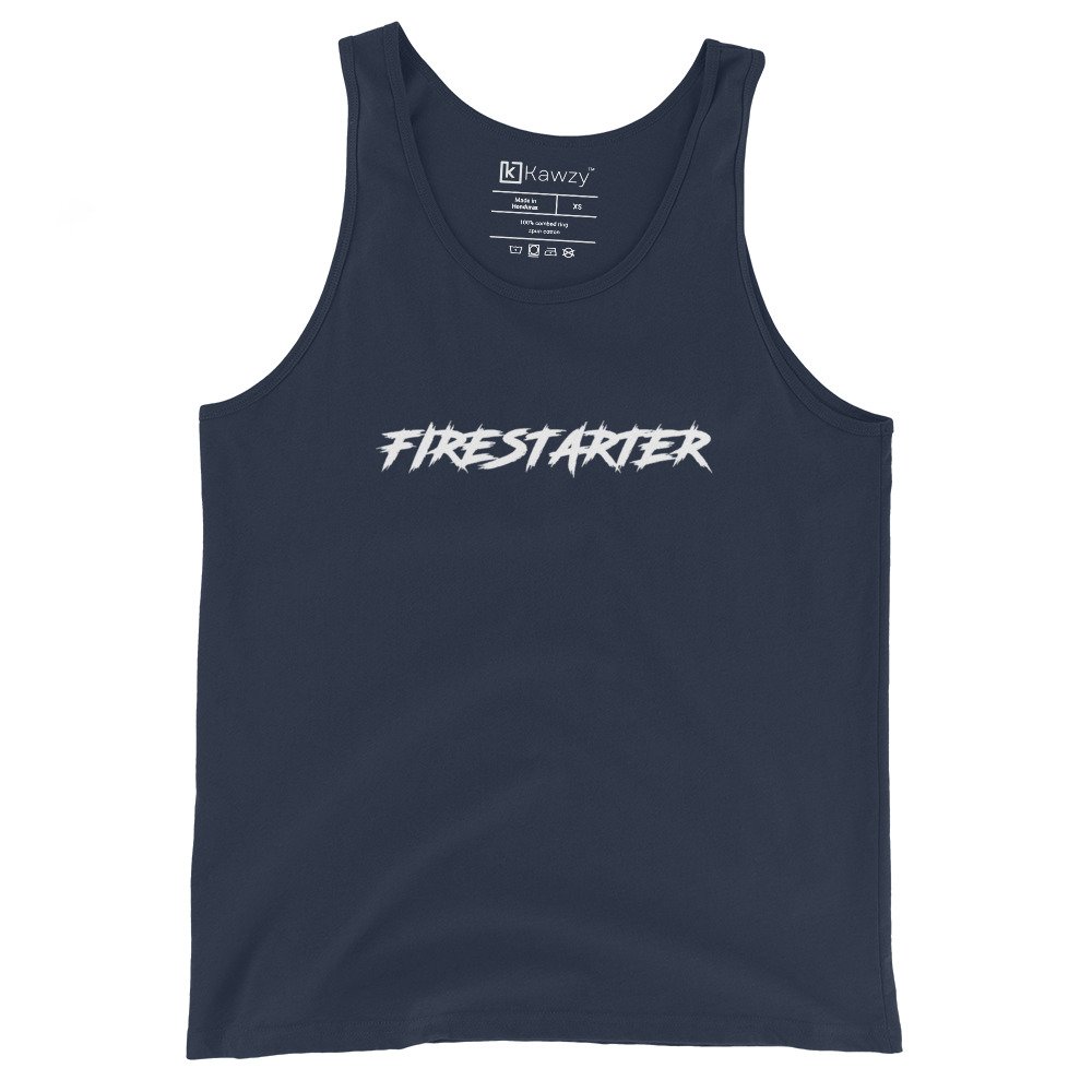 Firestarter Tank Top The Prodigy Song Design | Music Tee Firestarter Tank Top The Prodigy Song Design | Music Tee